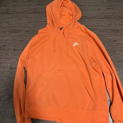 Orange Nike Hoodie
