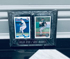 Nolan Ryan & Greg Maddux plaque
