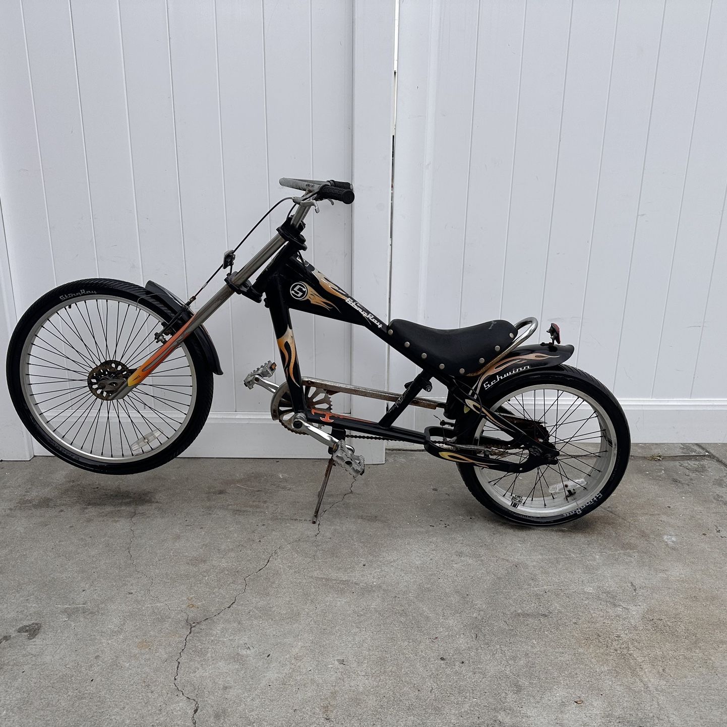 Schwinn Stingray black 美品 Schwinn Stingray Chopper Motorcycle Style Bike Black Frame