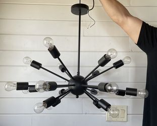 Sputnik Chandelier Light Fixture 