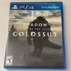 Shadow of the Colossus PlayStation 4 PS4 Game Used CIB
