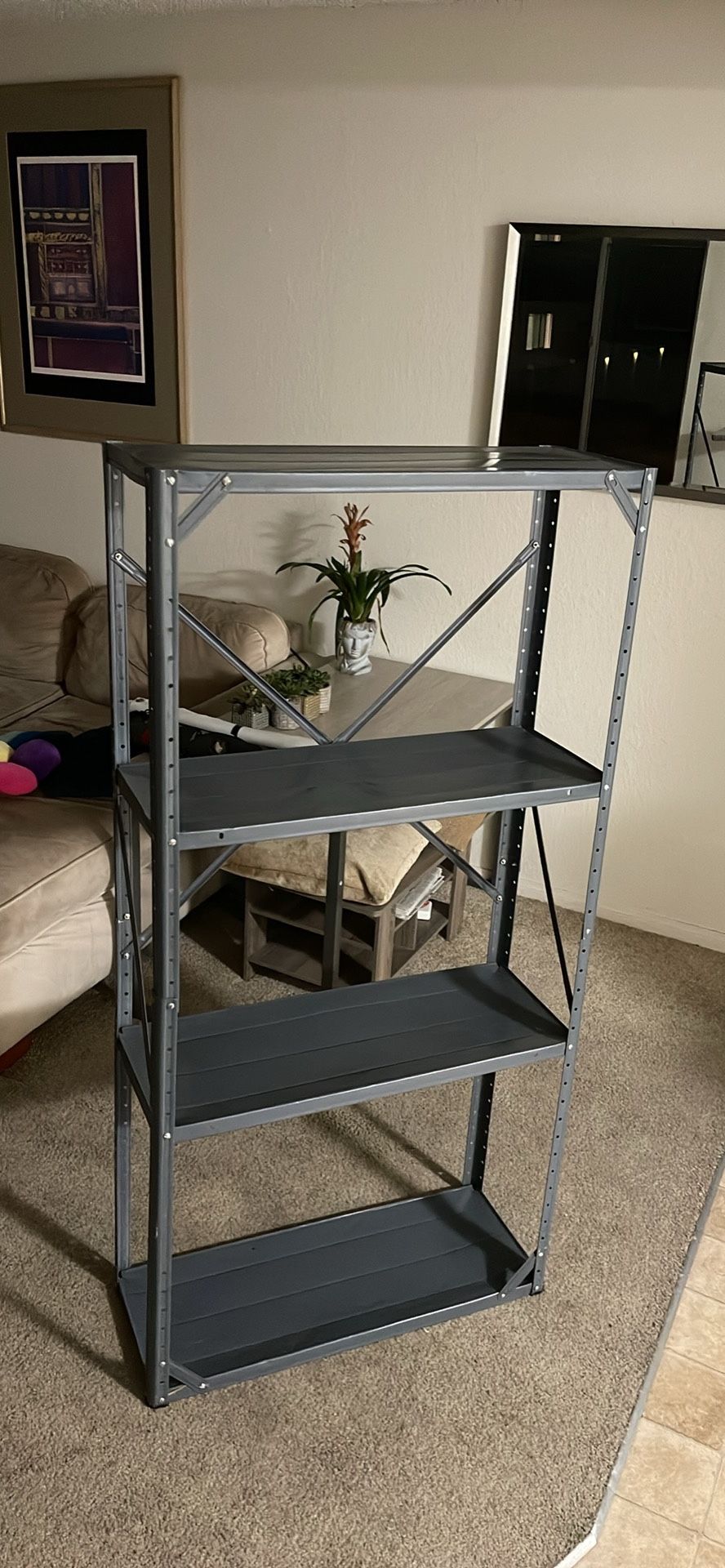 Metal Shelving Unit