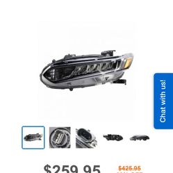 Honda Accord Driver Side Headlight Assembly