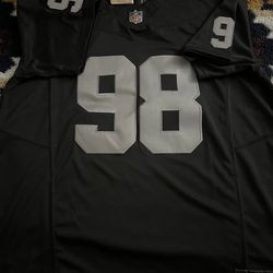 Maxx Crosby Nike Black Vapor F.U.S.E. Limited NFL Jersey 