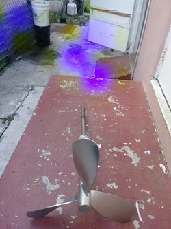Propela acero inoxidable para velero nueva