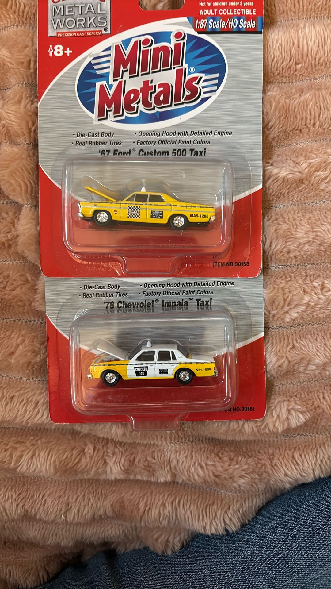 Mini Metals. 2 Cabs. HO Scale