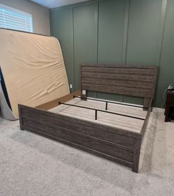 Panel Bed Frame - King