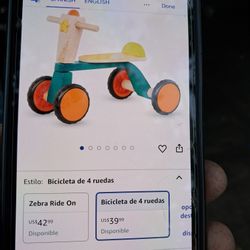 Baby Wooden Tricycle 