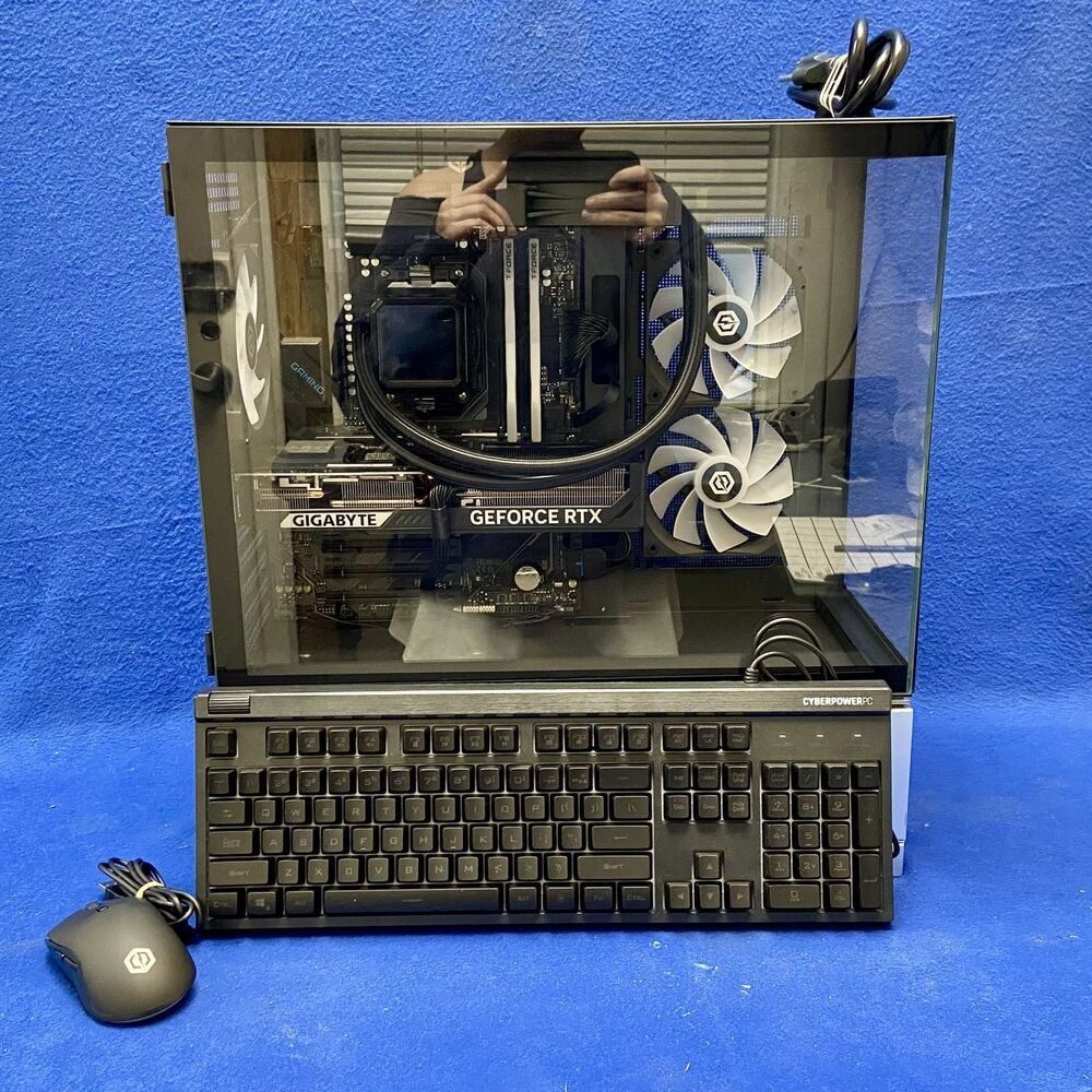 CyberPower C-Series Desktop Gaming Computer Ryzen 7, RTX 5070, 32GB Ram, 2TB SSD w/Mouse & Keyboard 11054012