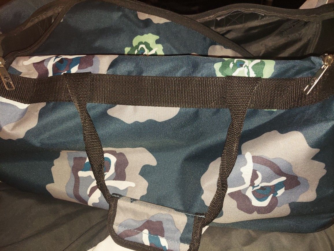 Floral Duffel Bag