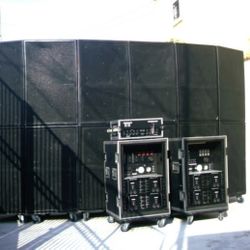 Speaker system EAW 12 enclosures total