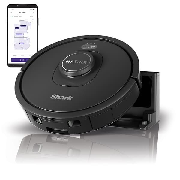 Shark MATRIX Carpet & Hard Floor Self-Empty Robot Vacuum RV2310AE Black