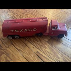 1960S VINTAGE TEXACO LARGE OIL TANKER TRUCK TOY