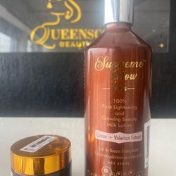 Supreme Carrot Beauty Milk Lotion and face cream 2 in 1 set 