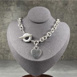Tiffany’s Heart Tag Toggle Necklace