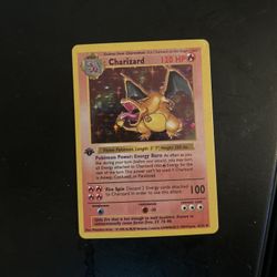 1st Edition Charzard Holo Base 