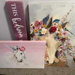 Unicorn Wallart 