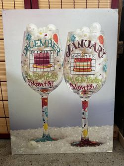 My Birthday Month Shot Glass Photo