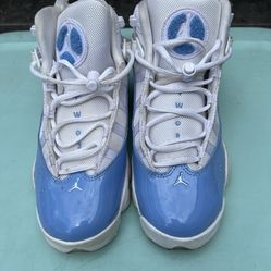 Nike Air Jordan 6 Rings UNC North Carolina  Size Youth 7Y
