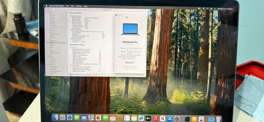 New replaced battery MacBook Pro 15-inch 2018 i7 16GB RAM 256GB SSD