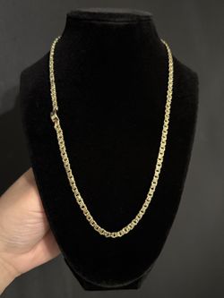 14K Gold filled chino link chain