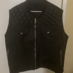 Riding Leather Vest