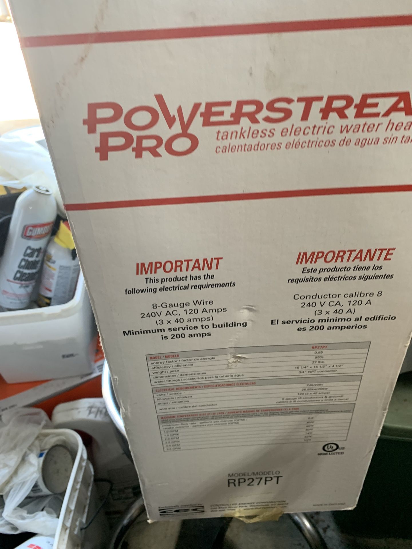 Electric On Demand Tankless Water Heater