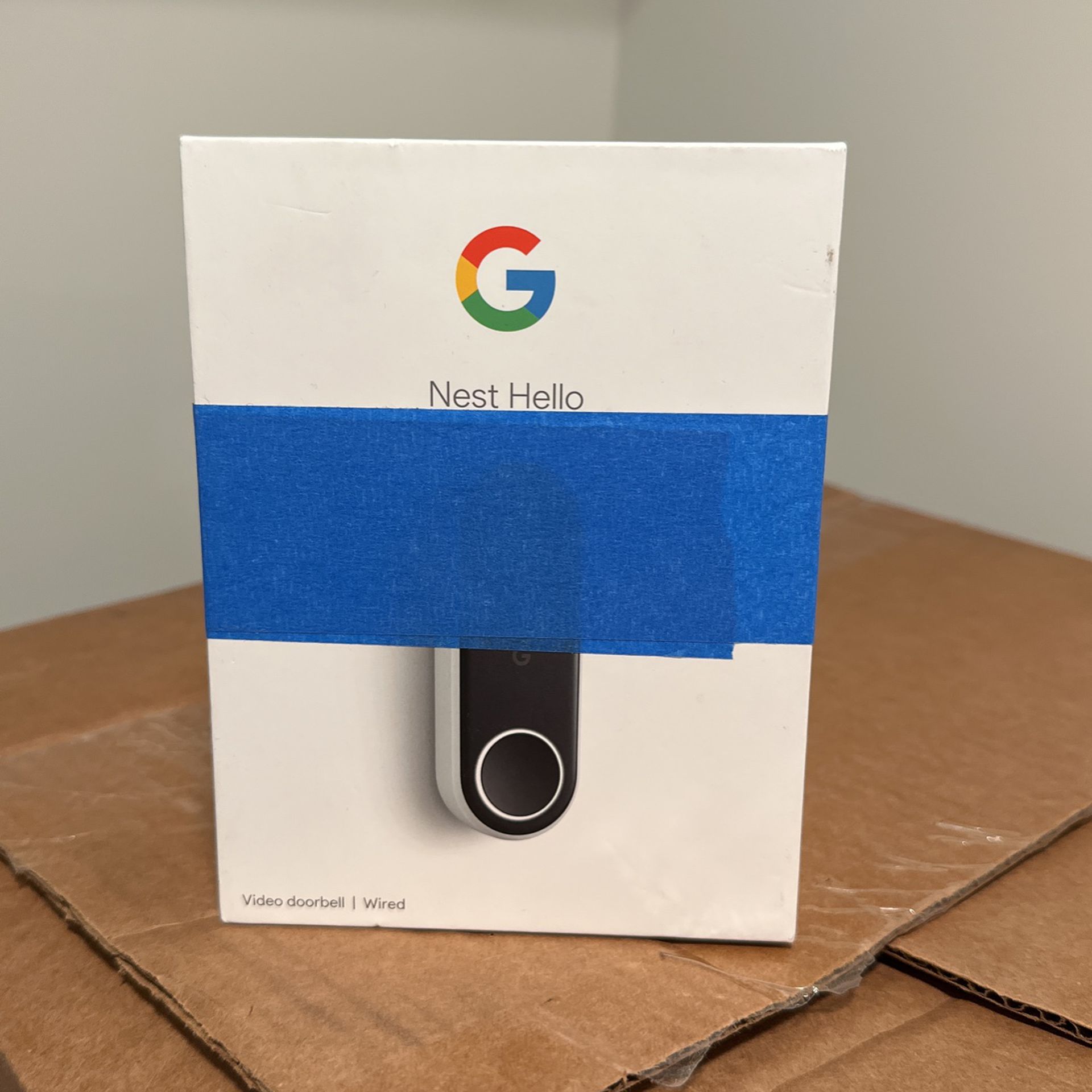 Google Nest Doorbell (Wired) - Formerly Nest Hello - Video Doorbell with 24/7 Streaming - Smart Doorbell Camera for Home with HDR Video, HD Talk and L
