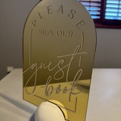 Guestbook Sign/wedding Decor 