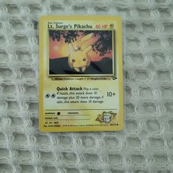 Lt. Surges Pikachu. 