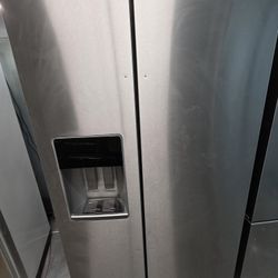 KITCHENAID SIDE BY SIDE STAINLESS STEEL REFRIGERATOR 