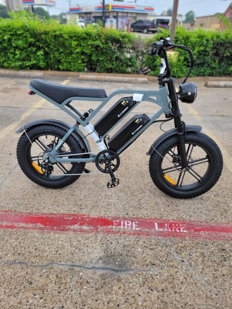 Electric Bike E Bike 28mph 1000w Dual Motor 100+ Mile Range $50 Down Financed