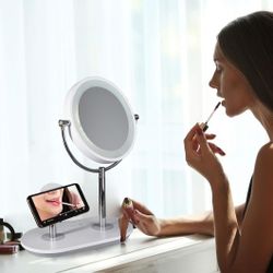 OttLite Wireless Charging LED Makeup Mirror