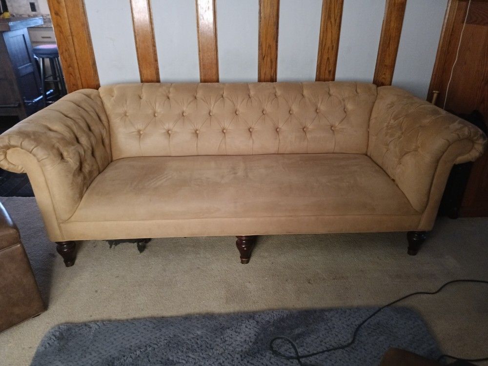 Gold Victorian Sofa