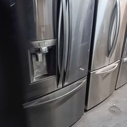 Kenmore Elite Refrigerator Black Stainless Steel Frenchdoor