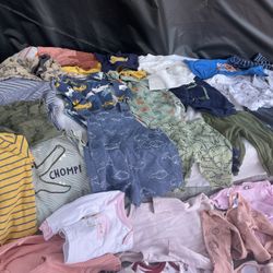 24 Pieces For Baby Boy 3 Months And 15 Pieces For Baby Girl All For $15