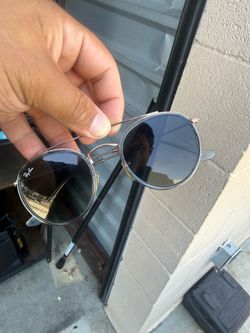 Rayban original sunglasses luxury special edition baby blue tint