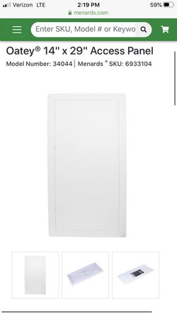 Plumbing Access Panel 