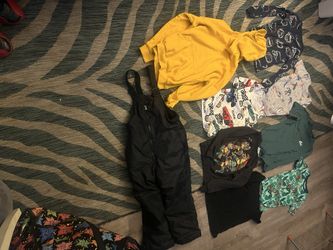 Kid boy tops and ski pants size 7/8 everything for 25.00