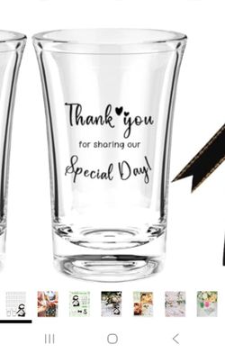 Wedding Favors (17 Count) Shot Glasses