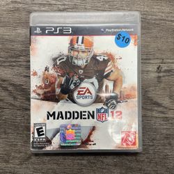 Madden 12 PS3 