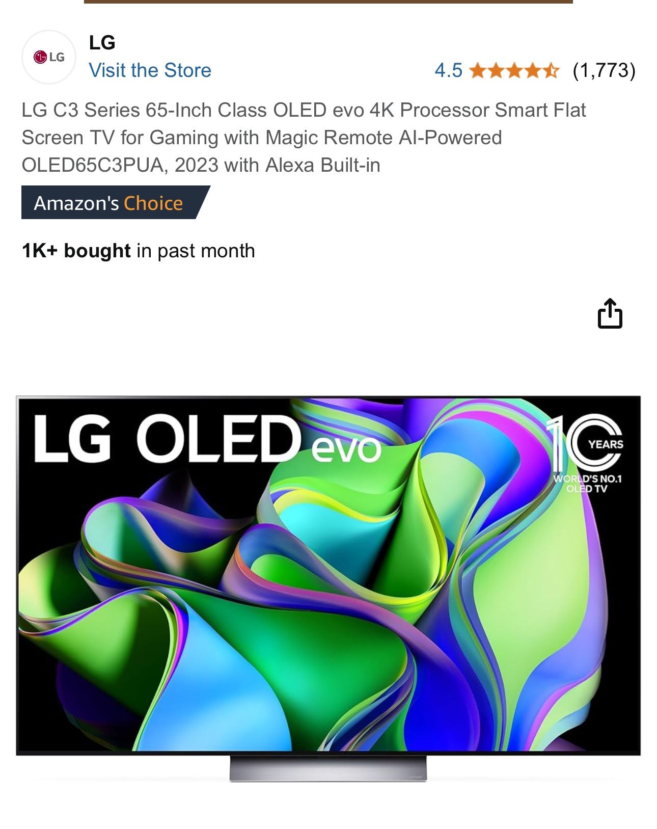 LG 65 LEDevo