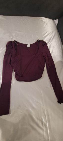 Windsor Women Long Sleeve Crop Top Size Large