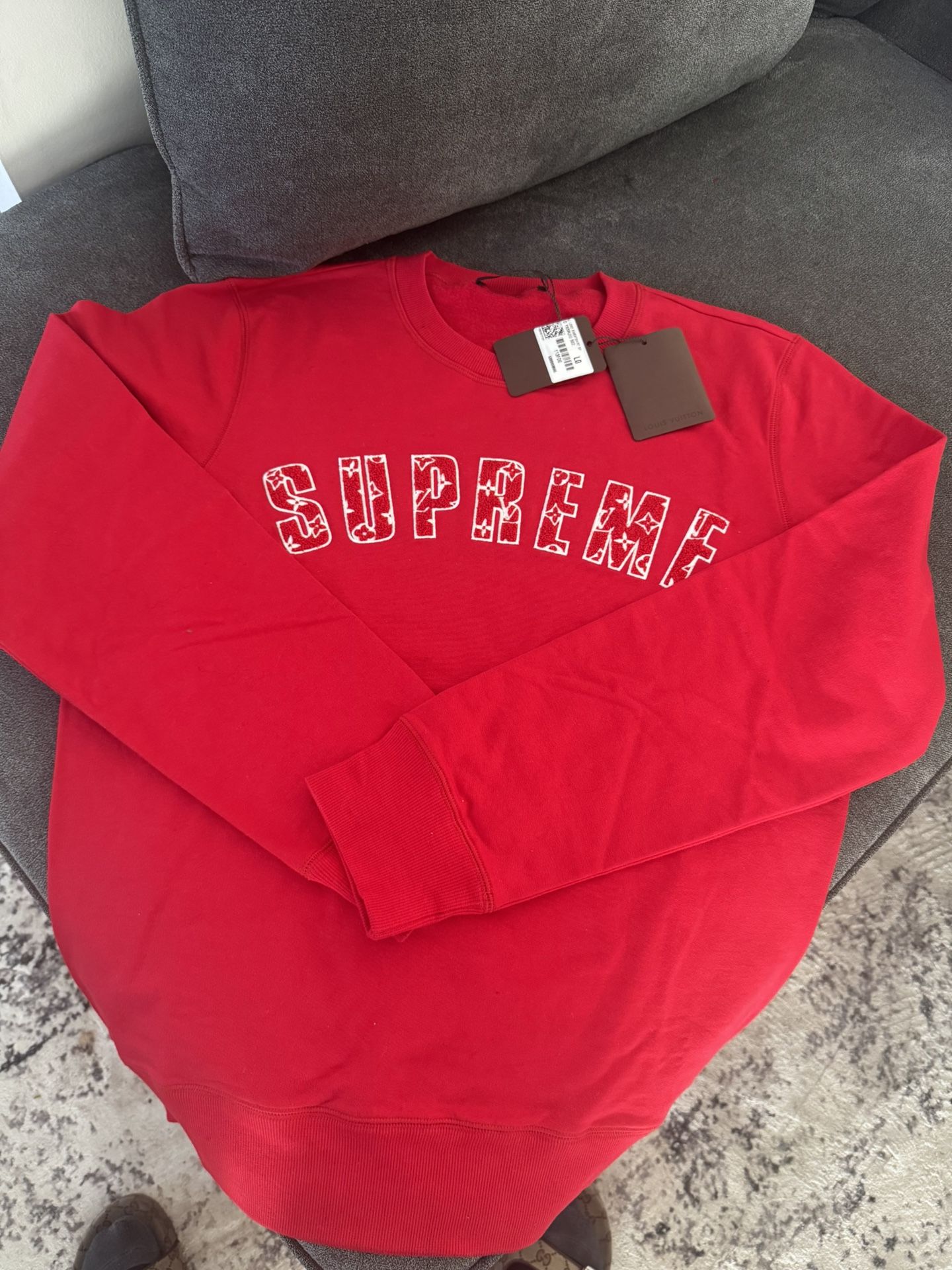 Louis Vuitton X Supreme Crewneck