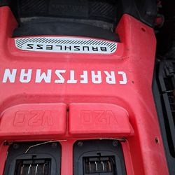 Craftsman 20 Volt Lawn Mower And Bagger 