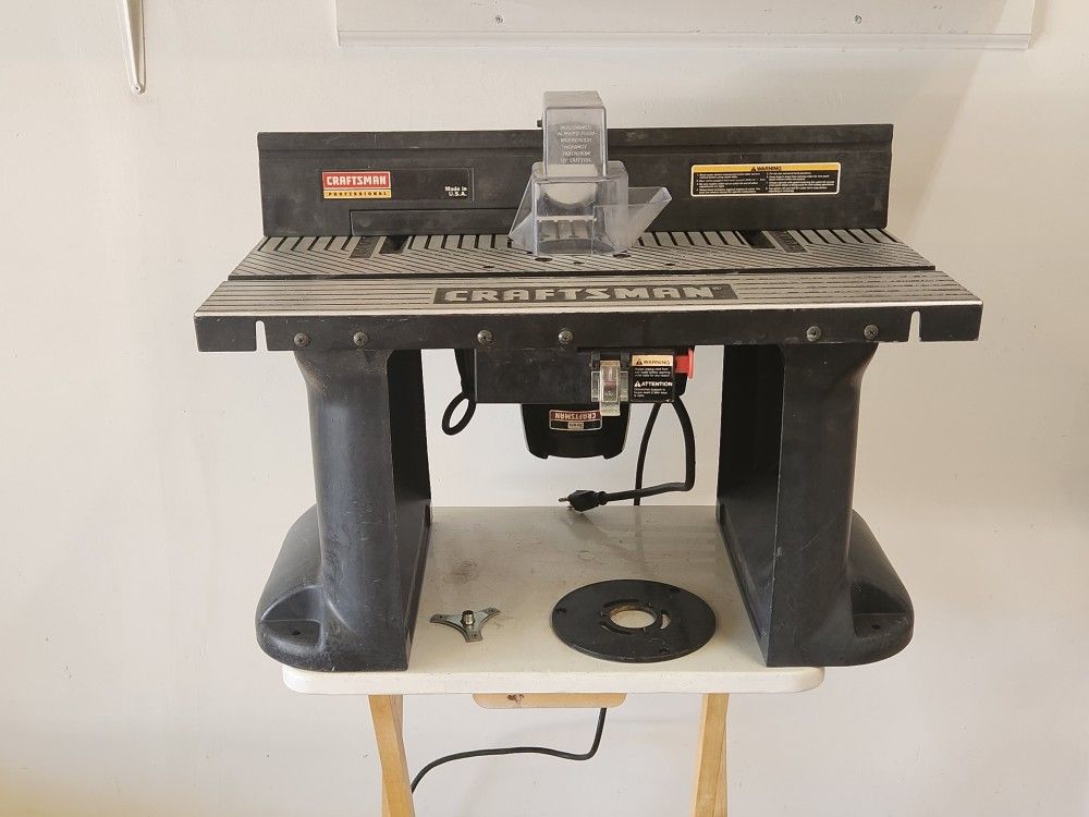 Craftsman Router Table With Router 