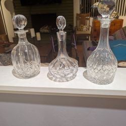 Vintage Crystal Decanters 3