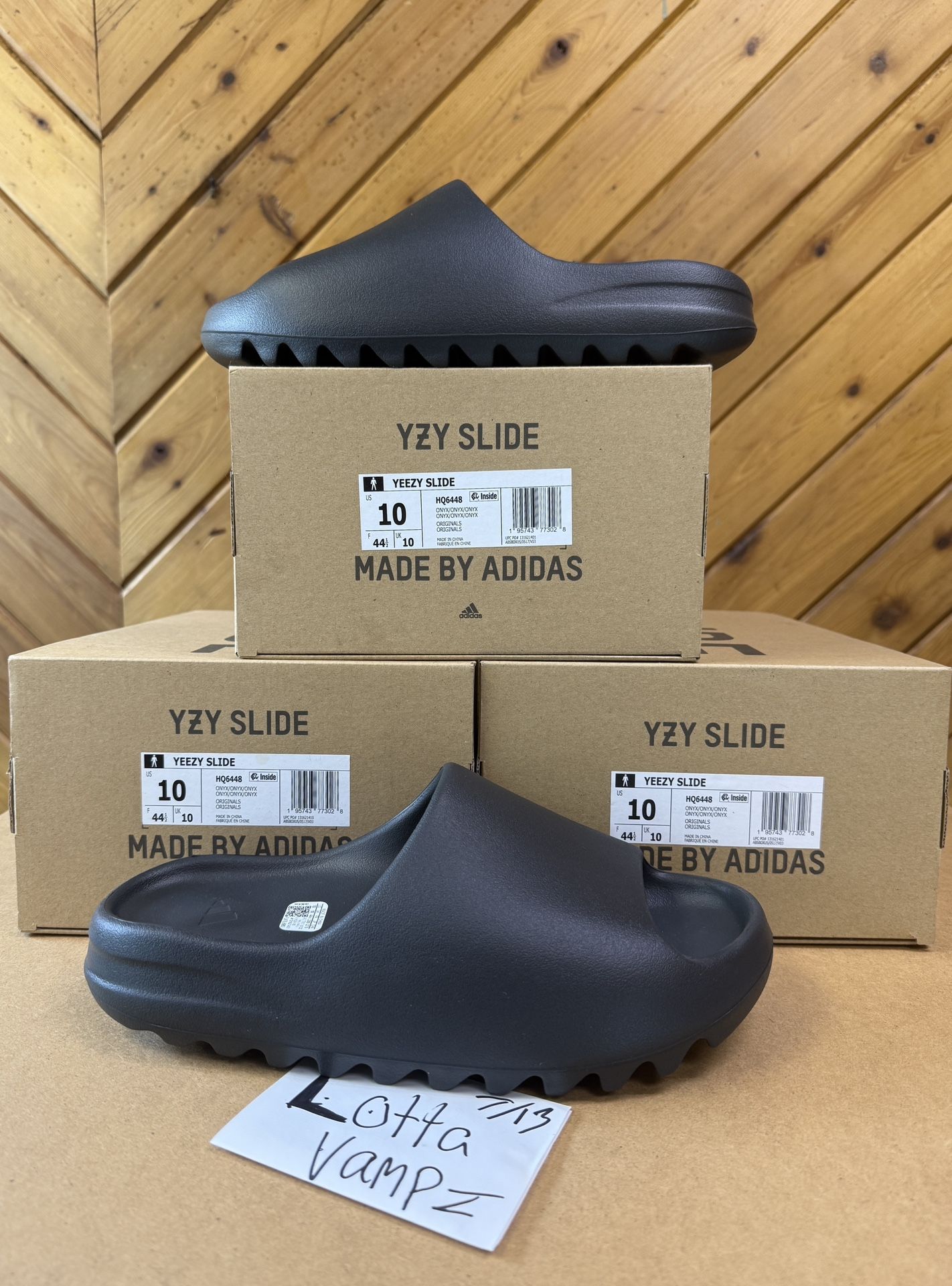 Adidas Yeezy Slide Onyx Size 10