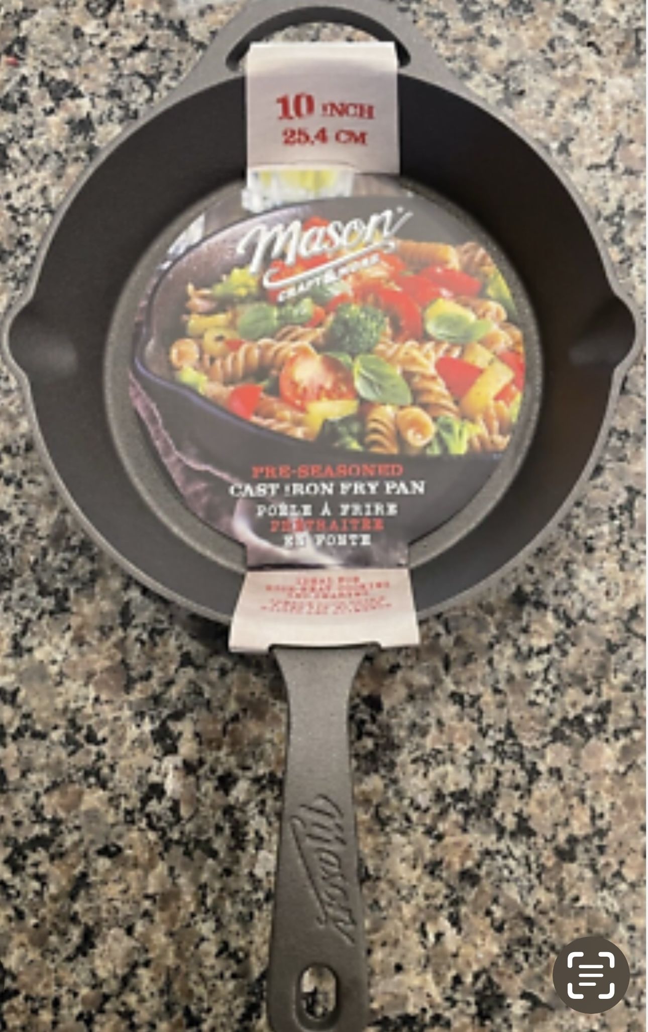 Mason 10” Iron Skillet