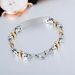 Stainless Steel Bracelet Bangle Men Super Fashion Charm